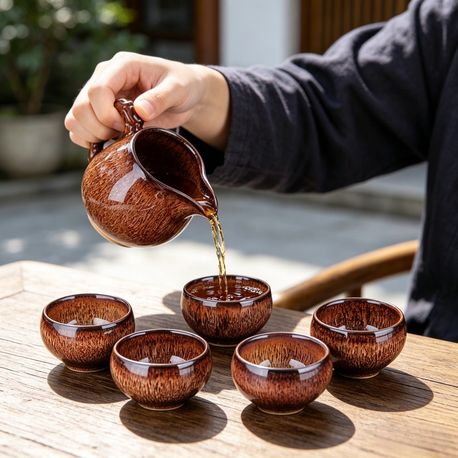 Golden Kiln 10Pcs Tea Set Gift Box