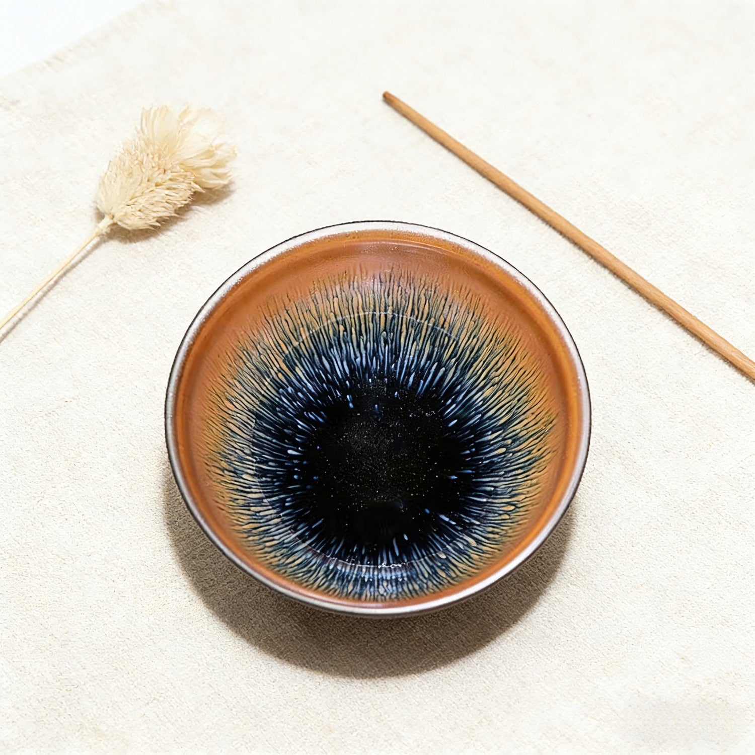 Handmade Golden Hare Fur Jian Ware Master Cup