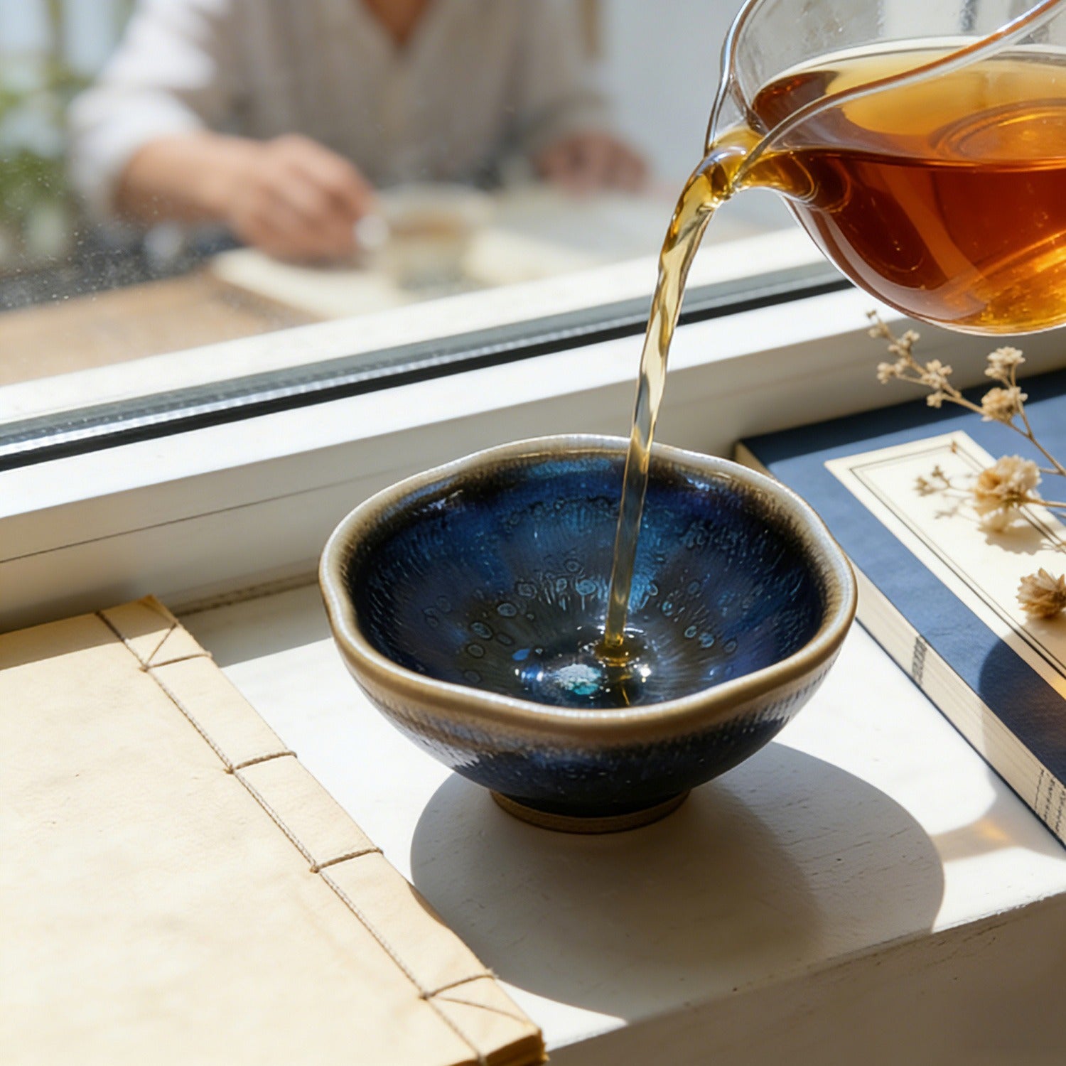Handmade Sunflower Jian Ware Wood Fired Master Cup