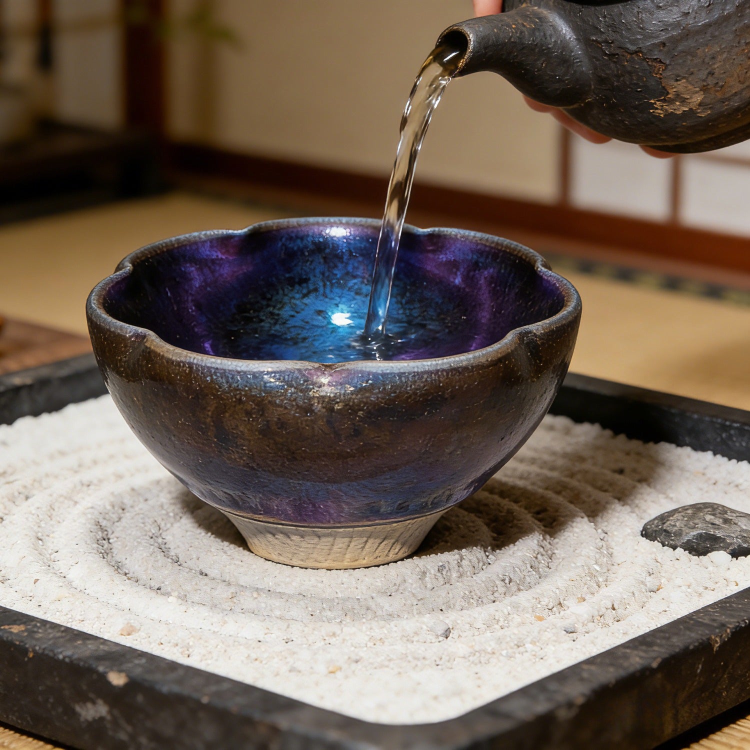 Handmade Sunflower Jian Ware Wood Fired Master Cup