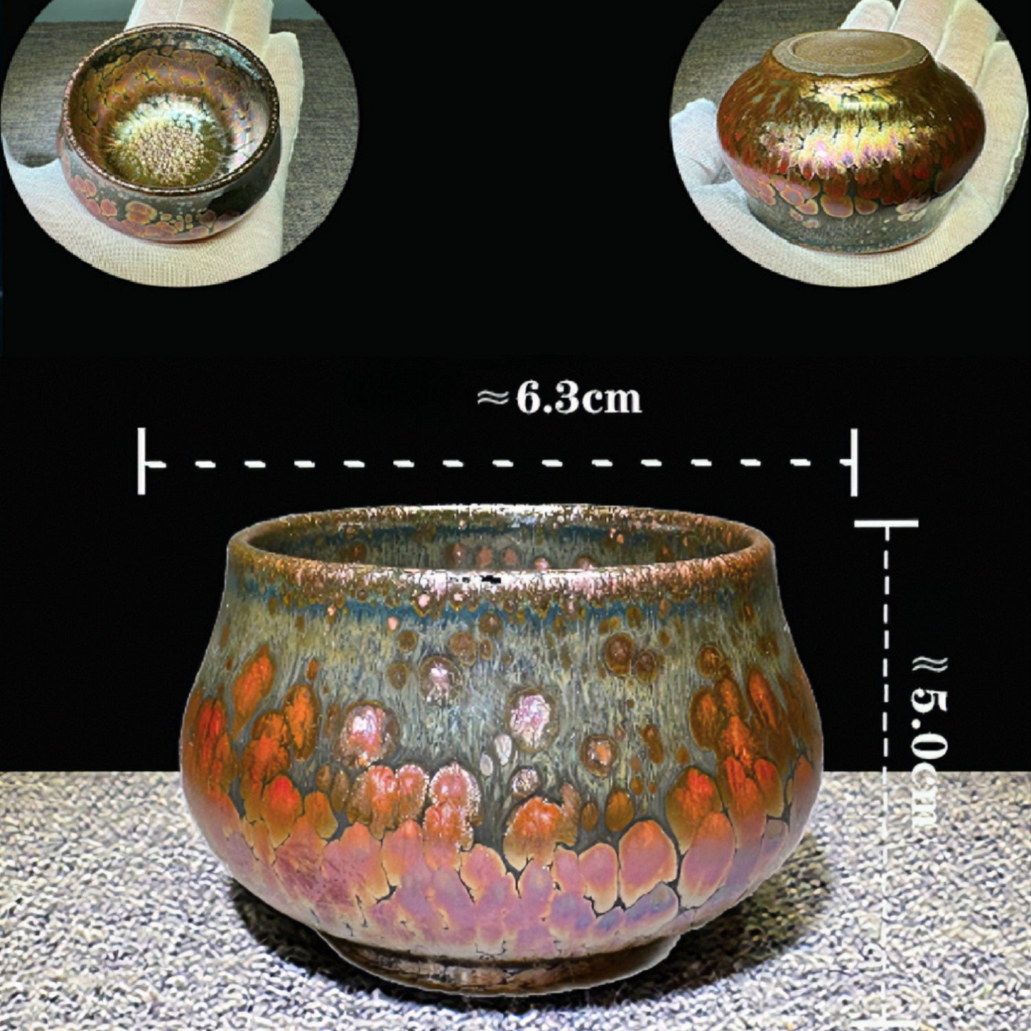 Flying Immortal Jian Zhan Buddha Belly Tea Cup