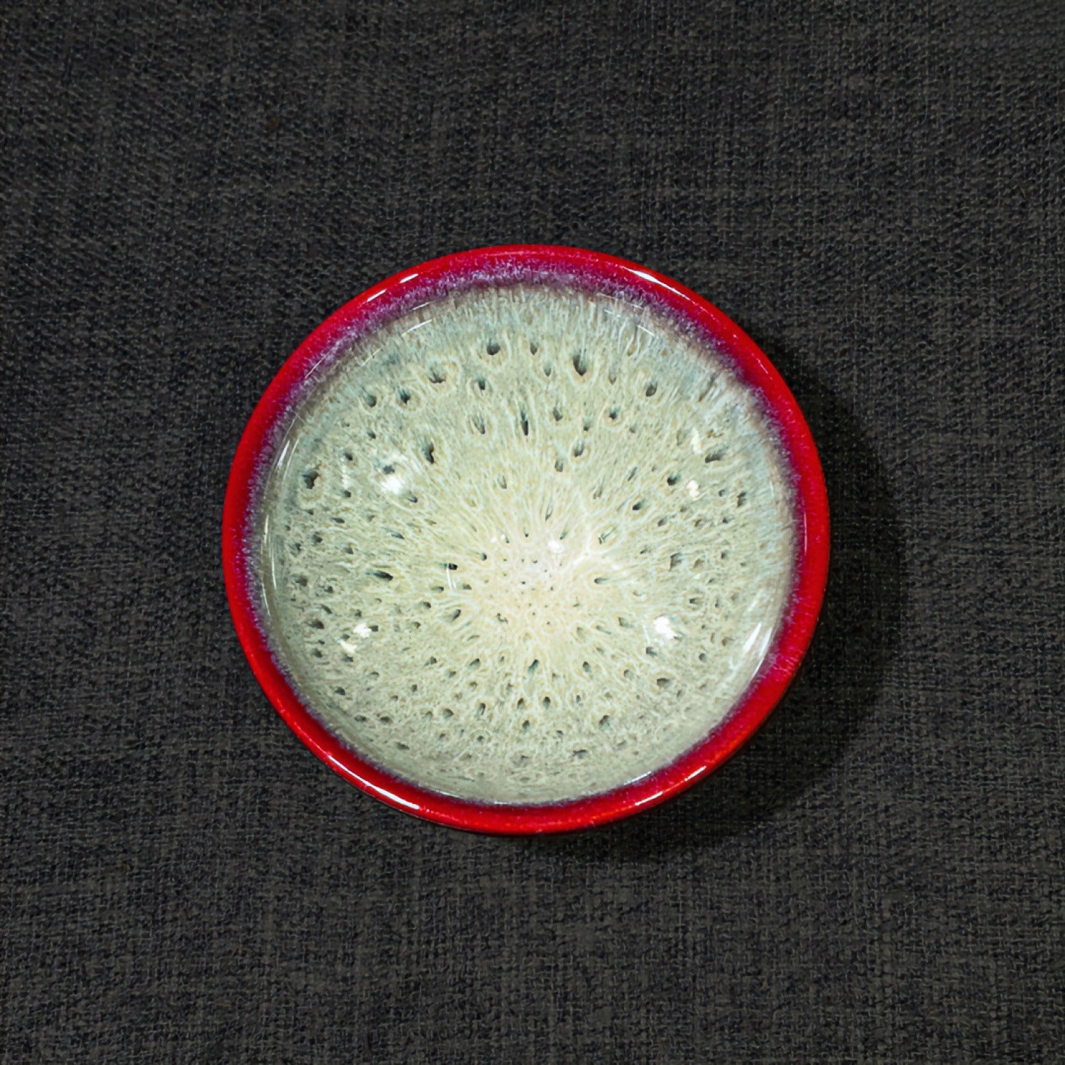 Peacock Tail Jian Ware Tenmoku Master Cup