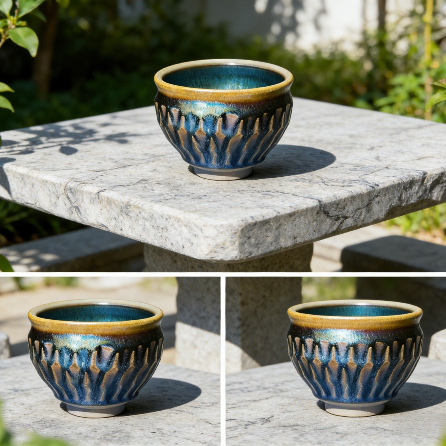 Handmade Carved General Jian Ware Wood Fired Master Cup