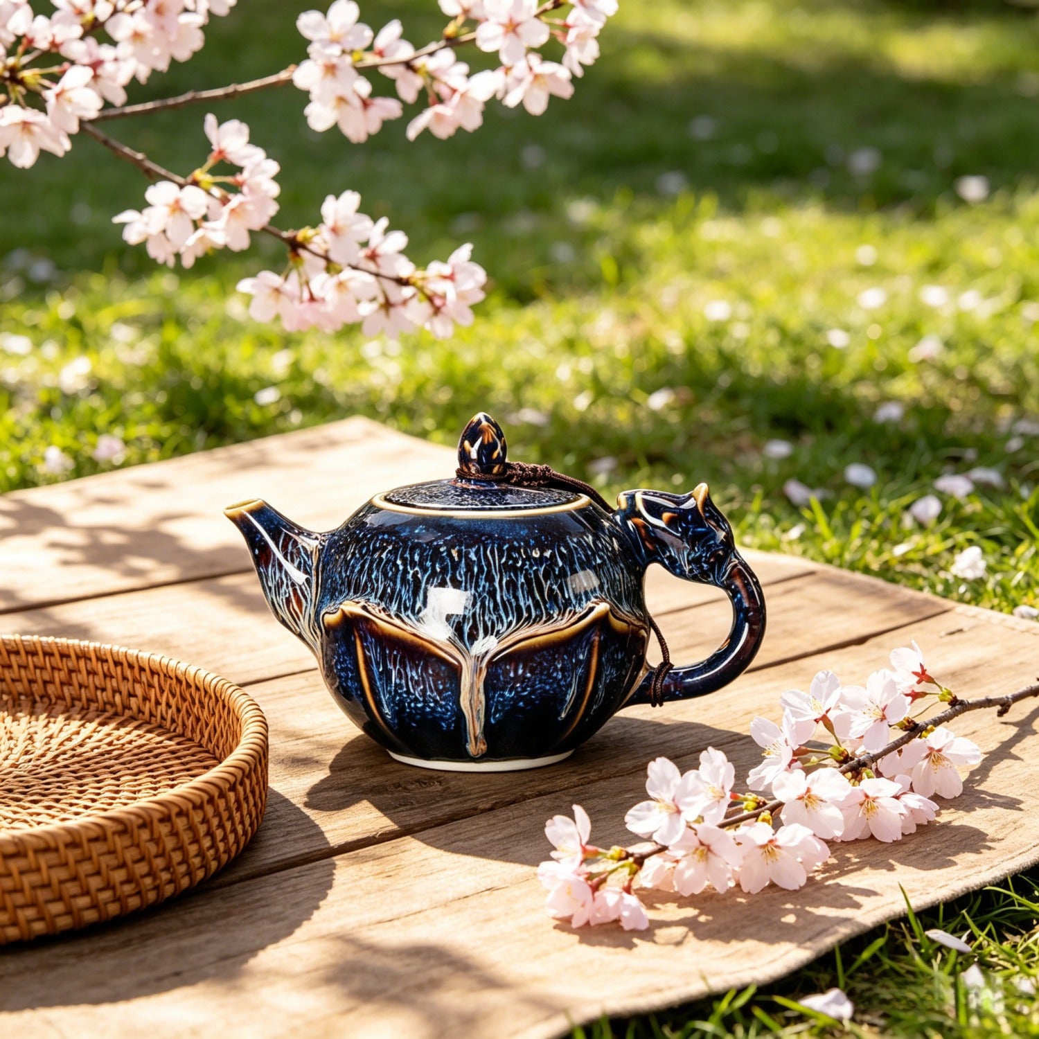 No.12 Tenmoku Gongfu Teapot 300ml Ceramic