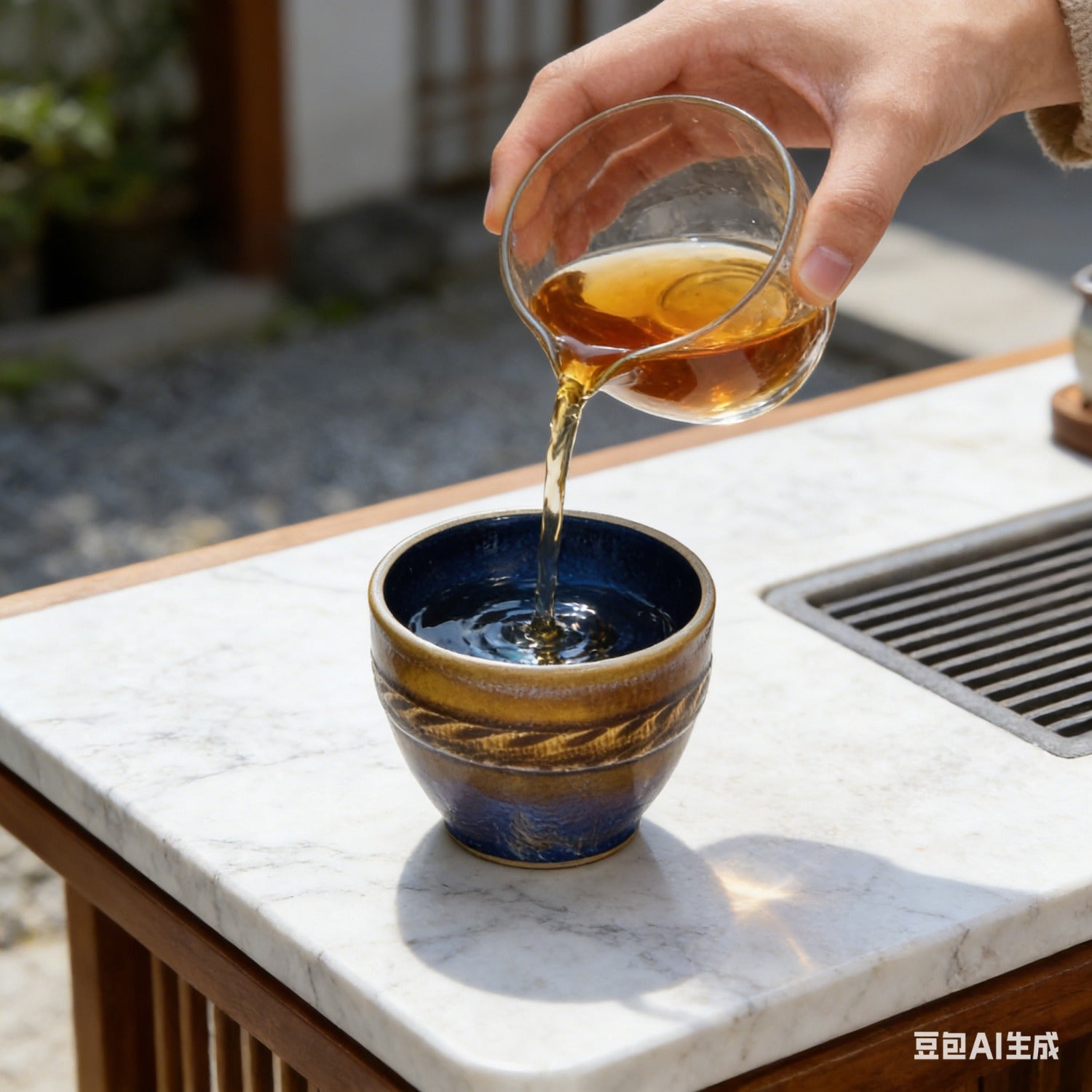 Handmade Grip Jian Ware Wood Fired Master Cup
