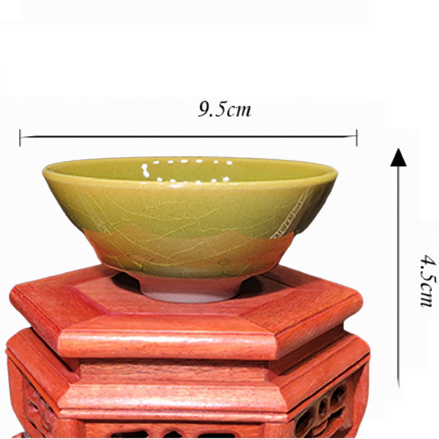 Handmade Tea Dust Ice Crackle Jian Ware Master Cup