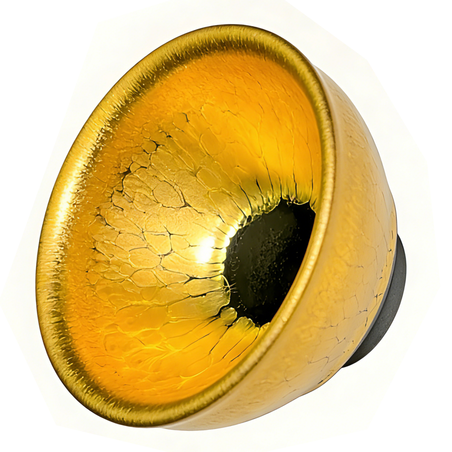 Handmade Golden Oil Drop Jian Ware Master Cup